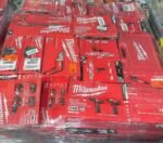 Milwaukee Tools Pallet – 120 Mixed Professional Tools