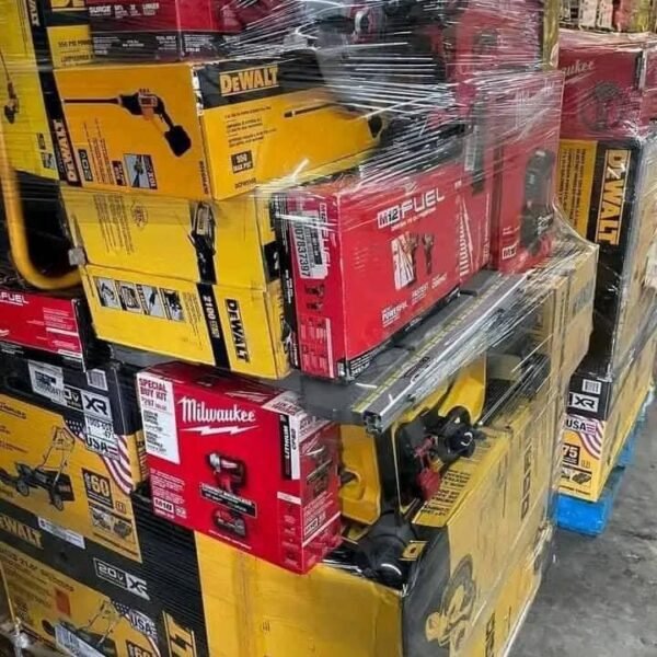 Mixed Milwaukee and DeWalt Tools Pallet – 100 Premium Tools